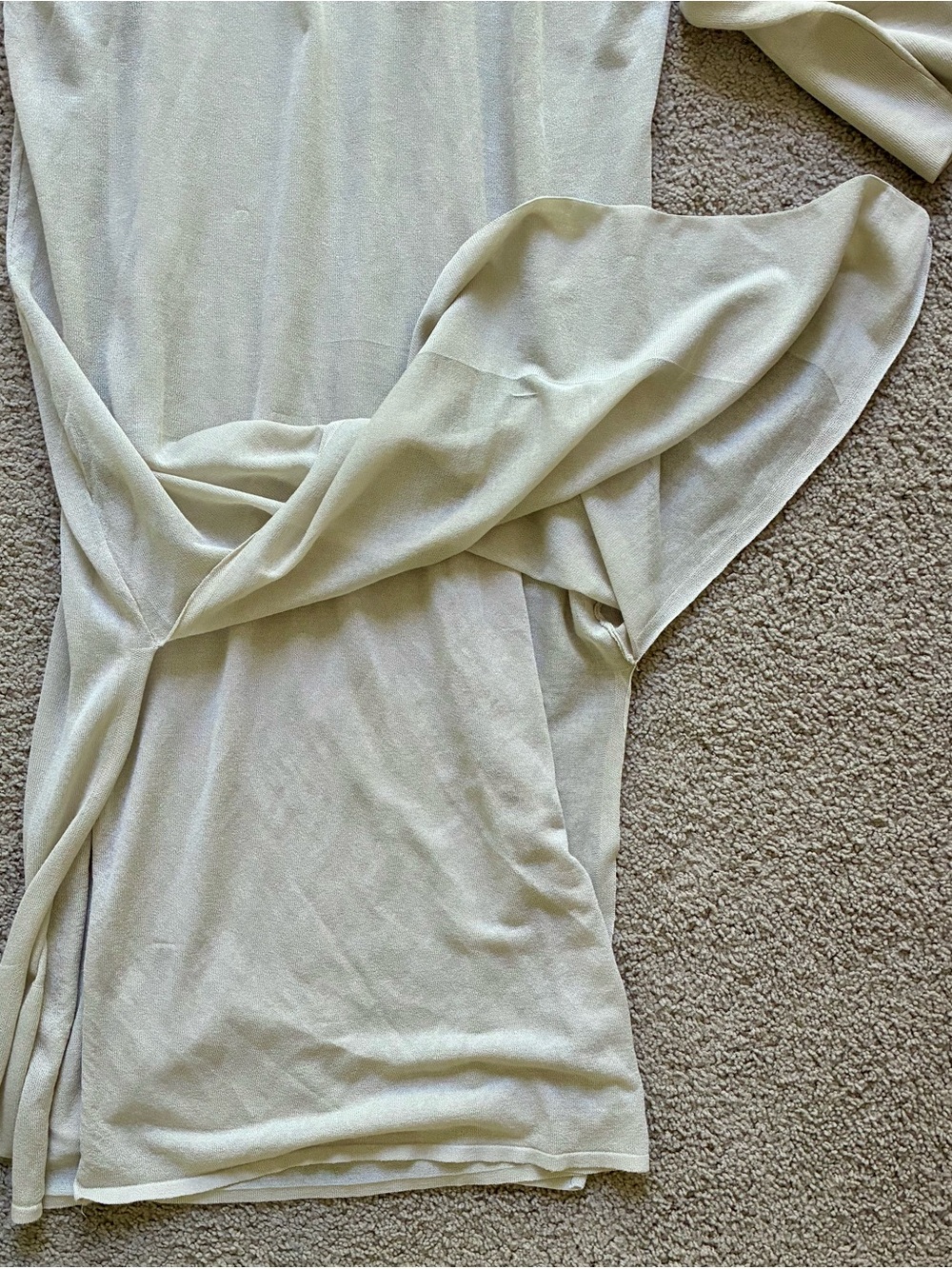 ZARA LONG COMBINATION DRESS
/ Light Taupe Cowl Neck Maxi Dress - Picture 5 of 7